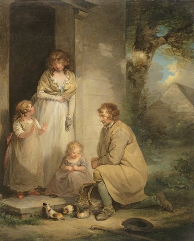 Meerschweinchen, ca. 1789 von George Morland